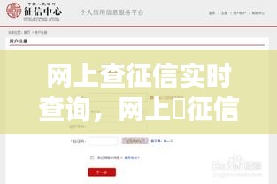 网上查征信实时查询，网上査征信 
