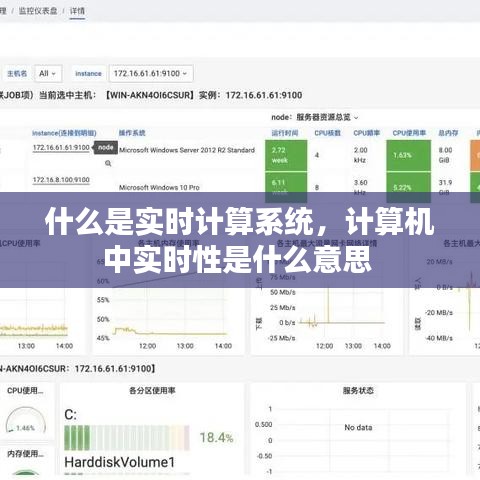 什么是实时计算系统，计算机中实时性是什么意思 