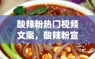 酸辣粉热门视频文案，酸辣粉宣传语音 