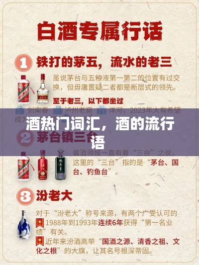 酒热门词汇，酒的流行语 
