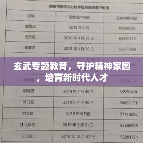 玄武专题教育，守护精神家园，培育新时代人才