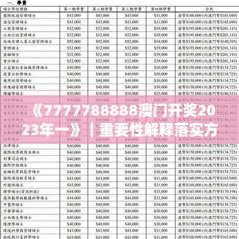 《7777788888澳门开奖2023年一》｜重要性解释落实方法