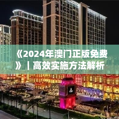 《2024年澳门正版免费》｜高效实施方法解析