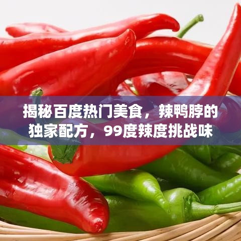 揭秘百度热门美食，辣鸭脖的独家配方，99度辣度挑战味蕾极限！