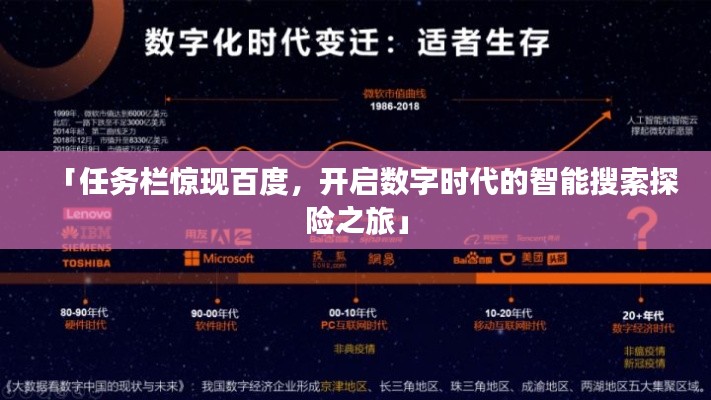 「任务栏惊现百度，开启数字时代的智能搜索探险之旅」
