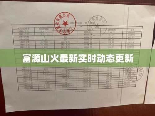富源山火最新实时动态更新
