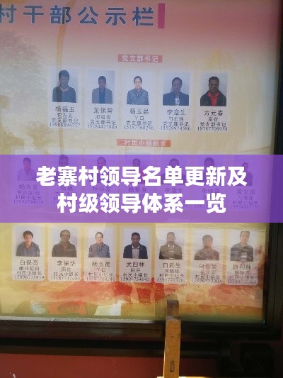 老寨村领导名单更新及村级领导体系一览