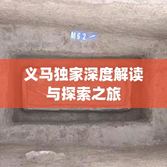 义马独家深度解读与探索之旅