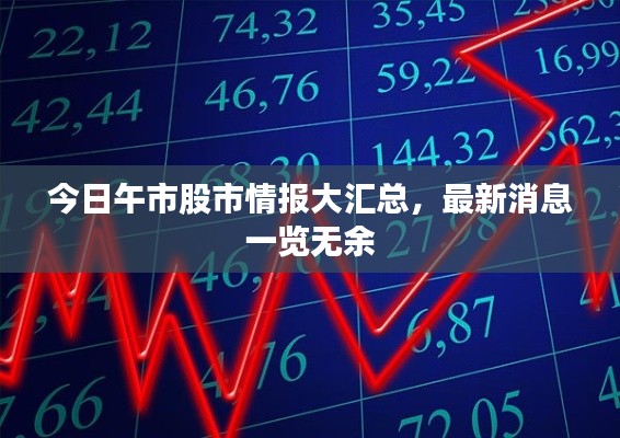 今日午市股市情报大汇总，最新消息一览无余