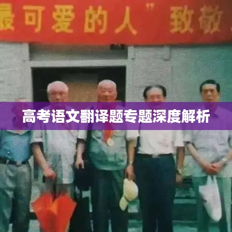 高考语文翻译题专题深度解析