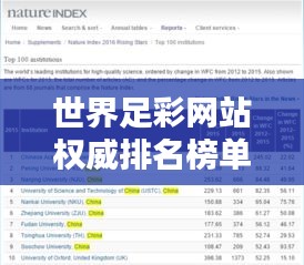 世界足彩网站权威排名榜单，实用指南与参考指南